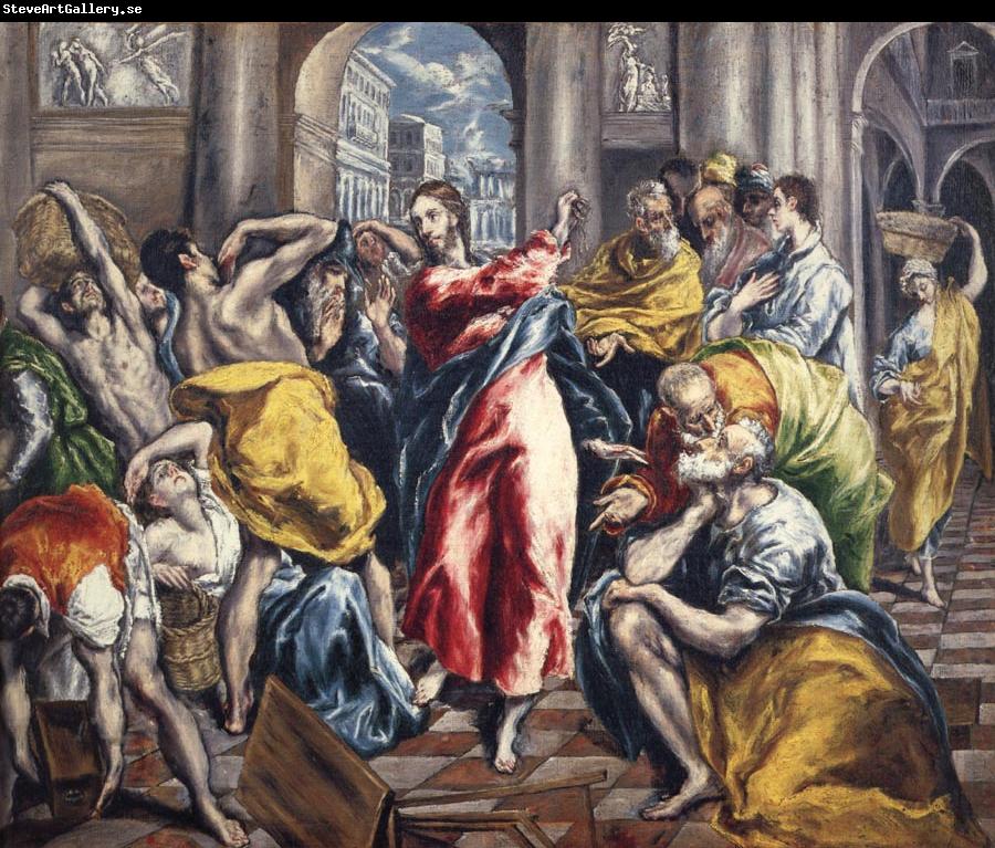 El Greco The Purification of the temple